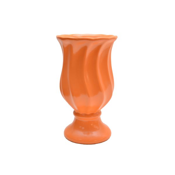 Vaso Laranja Porcelana